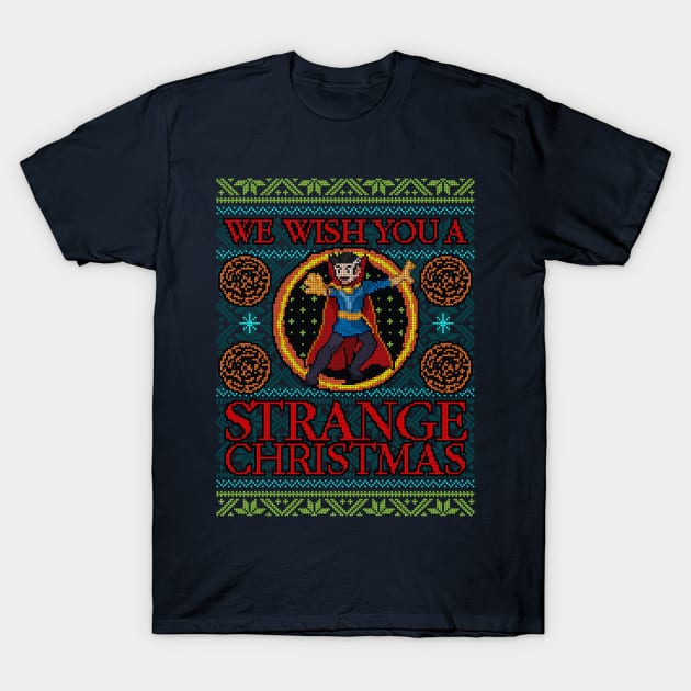 Dr Strange Ugly Sweater T-Shirt by HappyLlama